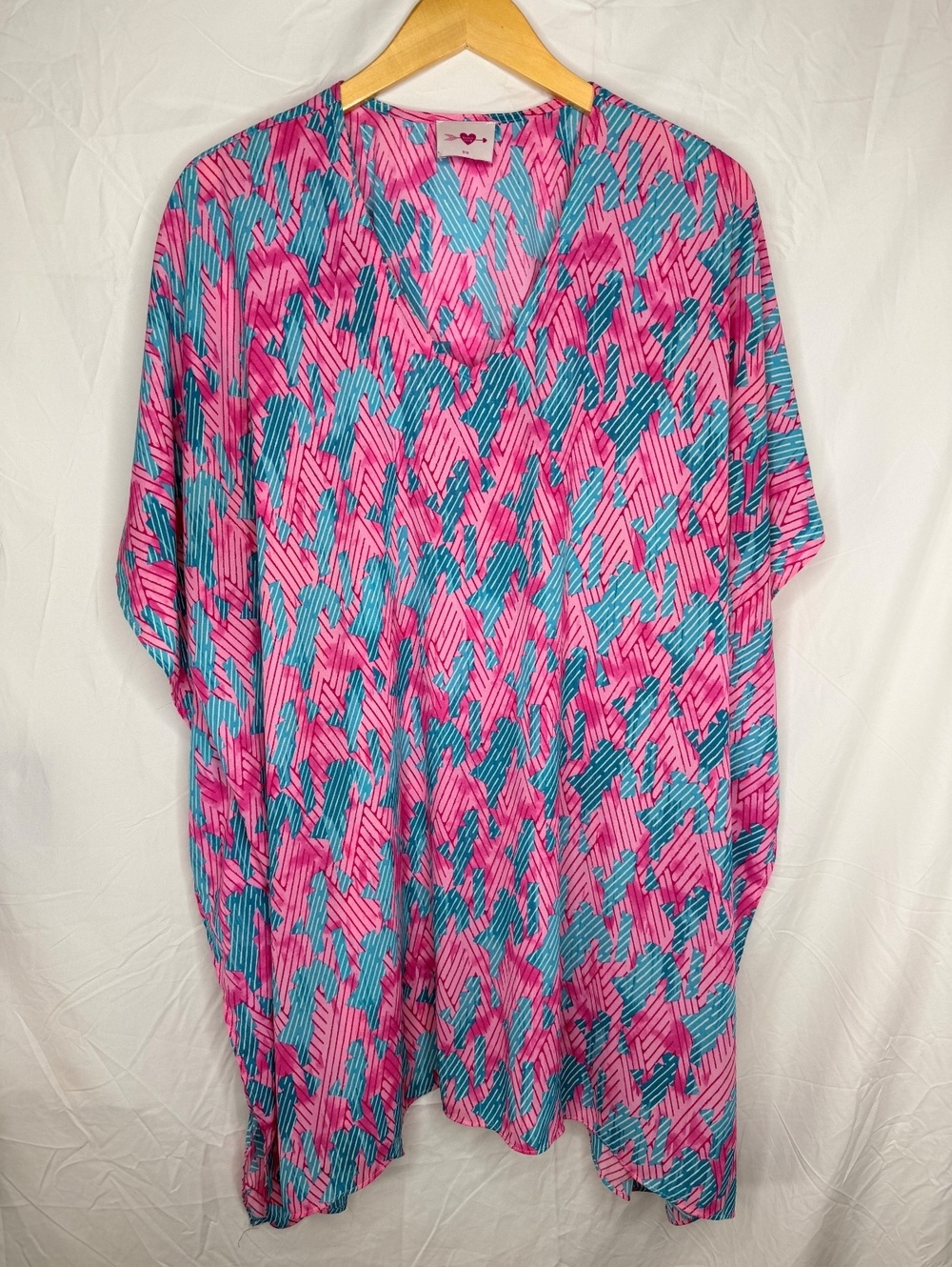 BuddyLove Blue Ivy Print Kimono Tunic